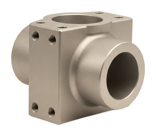 Gravity-cast aluminum part