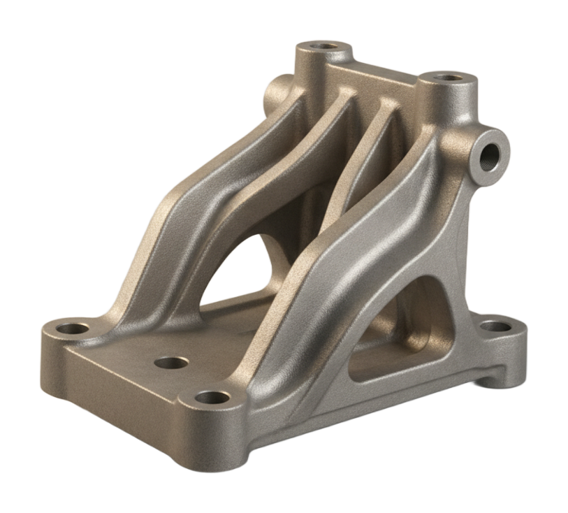 High-pressure aluminum die-cast bracket