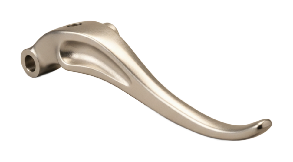 Investment-cast stainless steel lever