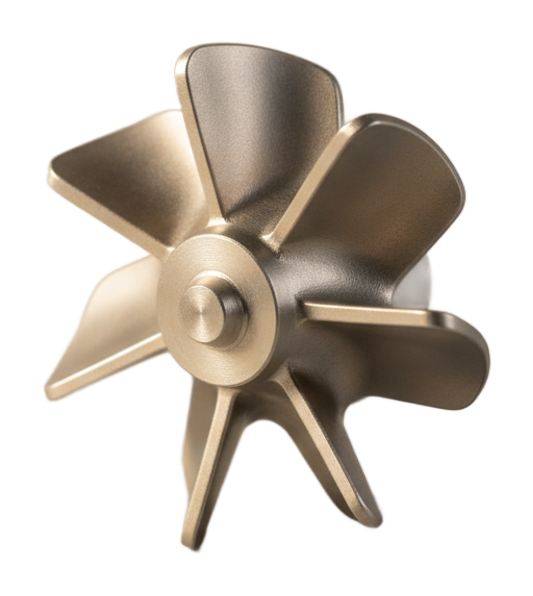Investment-cast stainless steel part