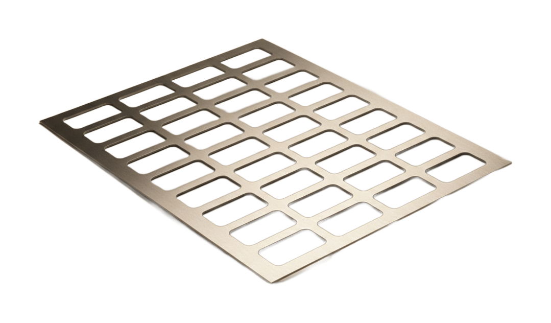 Laser-cut sheet-metal blank example part