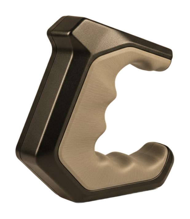 Multi-material cast polyurethane part