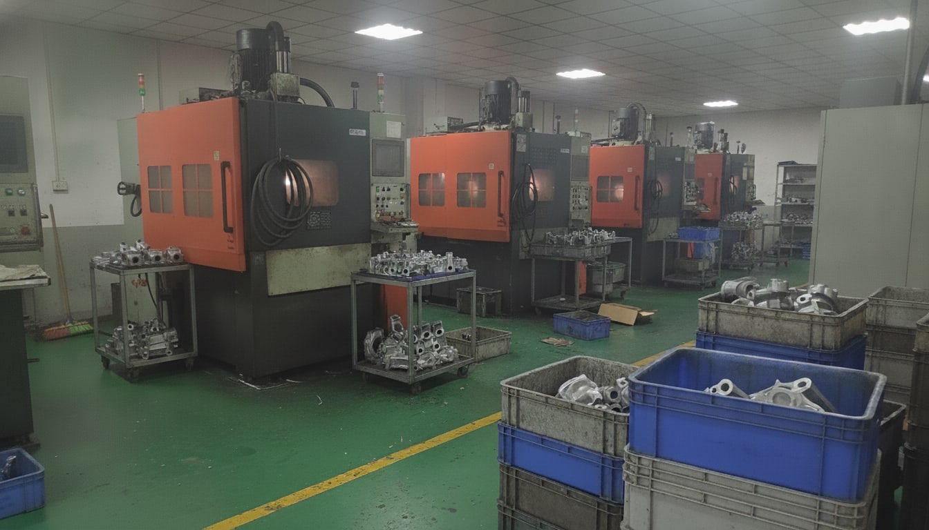 CNC post-machining of cast aluminum parts