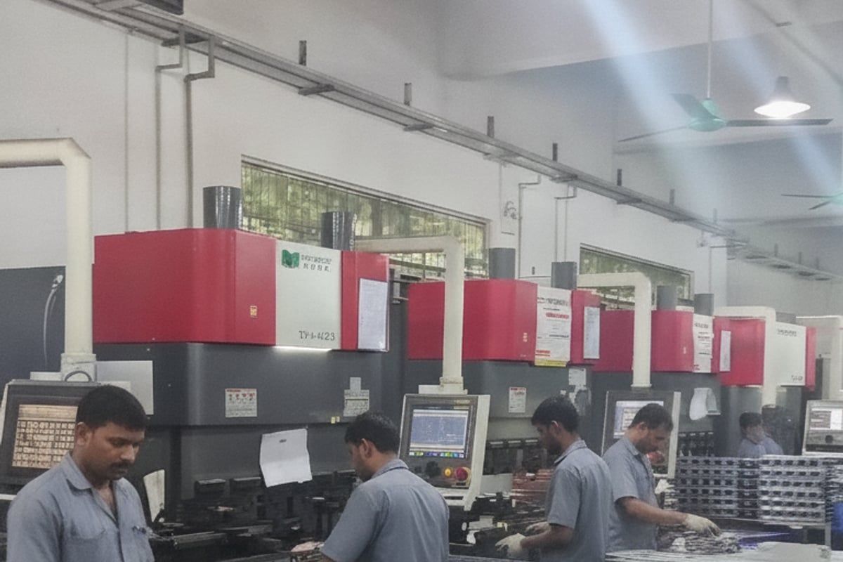 Press-brake bending of sheet metal parts