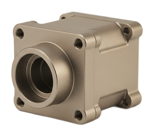 Thin-wall die-cast aluminum camera housing