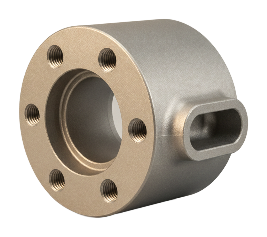 Die-cast aluminum robot joint housing