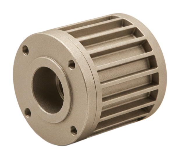 Die-cast aluminum robot servo housing