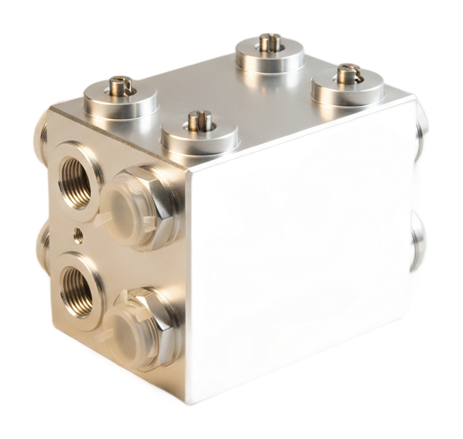 Machined aluminum RF cavity filter